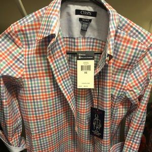 Chaps Multi-colored women’s button down shirt